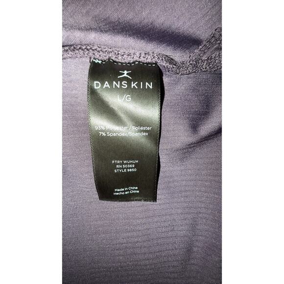 NWT Danskin Ladies' Ribbed Long Sleeve Active Top – Purple, Size L - Picture 10 of 11
